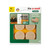 Fix-O-Moll Big Duo Parquet Gliders Self Adhesive Beige (Assorted Types) - Selffix Singapore