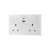 BRITISH GENERAL DB 13A Socket Outlet w 45W USB C + USB A (822UAC45) - Selffix Singapore