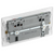 British General Neo Slimline 2 Gang Switched Socket with 15W USB A+C+C (PCWH22UACC15) - Selffix Singapore