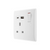 British General Moulded Single Gang Switched 13A Power Socket 18W USB-C+A (821UAC18) - Selffix Singapore