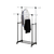 Rene E70412 Duo Portable Double Garment Rack Matt Black - Selffix Singapore