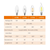 Sunshine LED Filament Candle Bulb 4W / 5W Base E14 LED Light Bulb LED Vintage Antique Chandelier Light Daylight / Warmwhite - Selffix Singapore