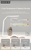 Sunshine LED Desk Lamp Eye Protection 3 Color Temperature Dimmable Multi-angle LED Reading Light FTL-024W - Selffix Singapore
