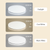 Sunshine Sunecon Round LED Ceiling Light 12W / 18W / 24W / 36W 230mm Tri-Color 3000K / 4000K / 6500K Selectable Tone with Switch - Selffix Singapore