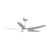 Gloxon 52" DC 5-Blades Ceiling Fan with LED Light CF5103 LR Black / Black Wood / White - Selffix Singapore