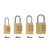 Stanley Solid Brass Combi Padlock 3 Digit / 4 Digit 20mm / 30mm / 40mm - Selffix Singapore