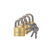 Stanley Solid Brass Standard Shackle Padlock 40mm / 50mm - Selffix Singapore