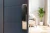 HDB/BTO Door Lock Bundle (Dual Sync) - Zigbang SHP-P52 Wooden Door Smart Lock (Black/Gold) + SHP-A21 Metal Gate Lock (Black) - Selffix Singapore