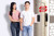 HDB/BTO Door Lock Bundle (Dual Sync) - Zigbang SHP-P52 Wooden Door Smart Lock (Black/Gold) + SHP-A21 Metal Gate Lock (Black) - Selffix Singapore