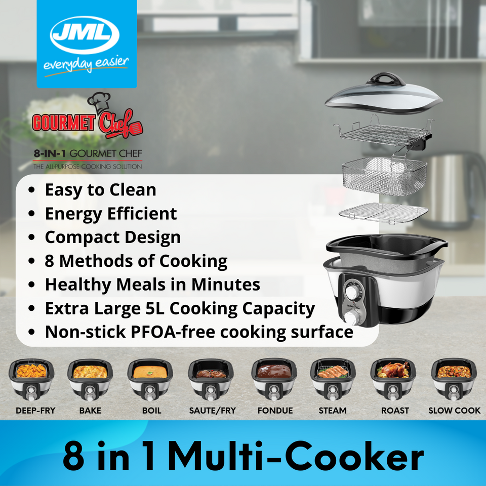 Jml Gourmet Chef 8 In 1 Multi Cooker Selffix Diy