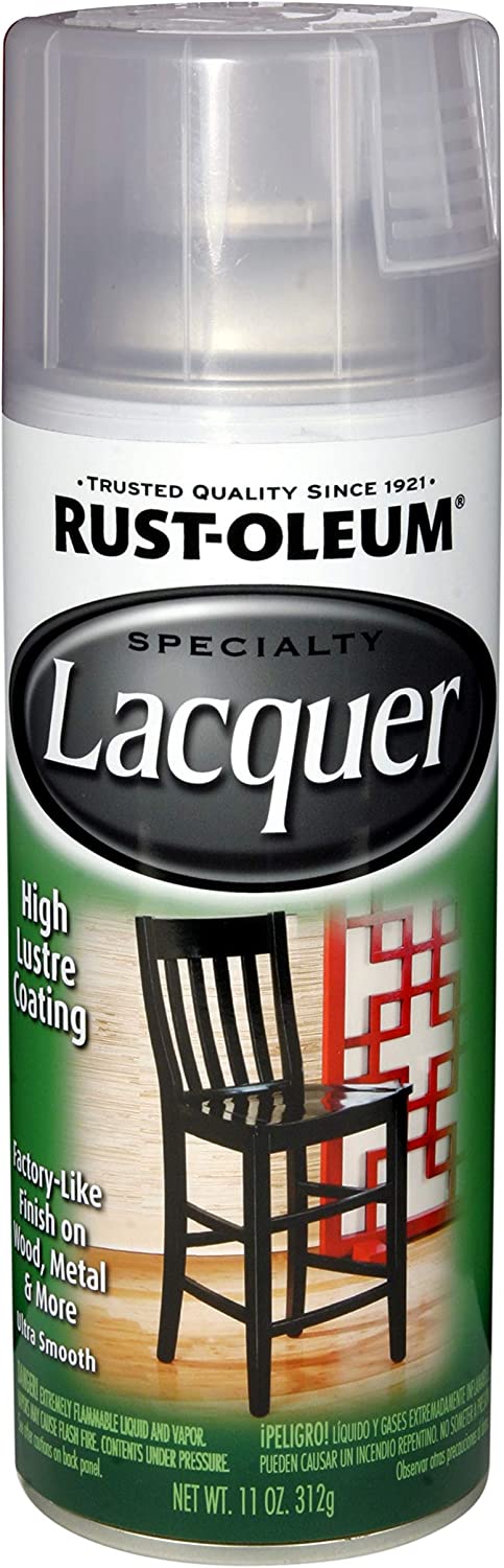 Rust-Oleum 1906830 Lacquer Clear Gloss Spray 312g - Selffix Singapore