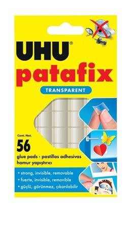 UHU 31755 Patafix Transparent 56 Pads - Selffix Singapore