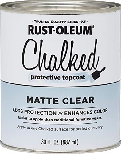 Rust-Oleum 287722 Chalked Topcoat Clear Matt 887ml - Selffix Singapore