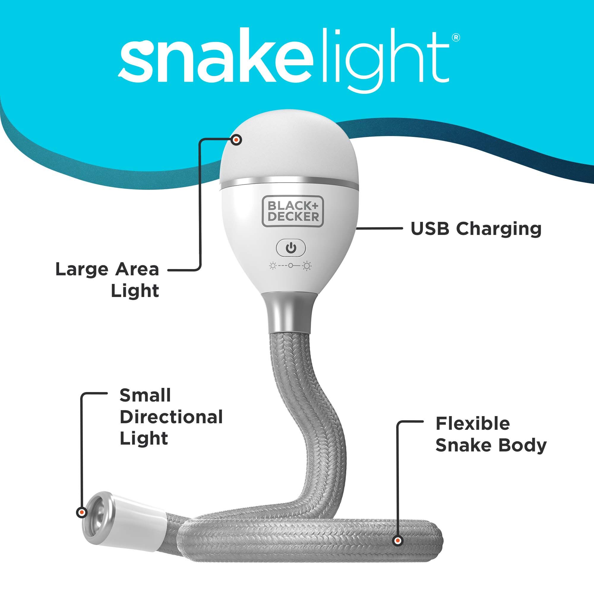 Black & Decker BDCFSL01 Snake Light - Selffix Singapore