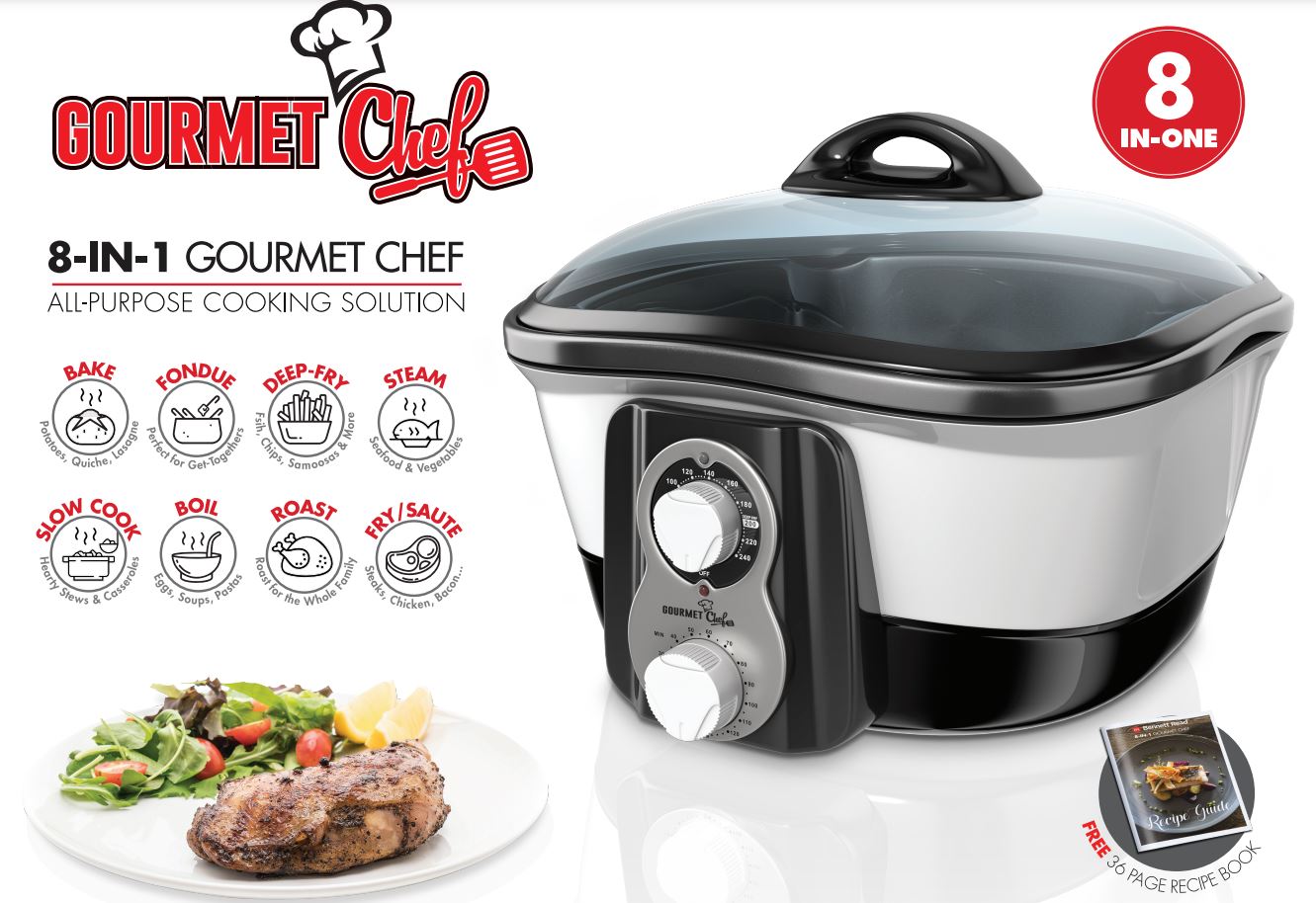 JML_JML Gourmet Chef 8 in 1 Multi Cooker_Selffix Singapore