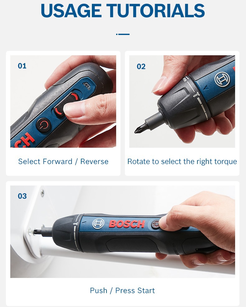 Bosch Go 2 - Cordless Screwdriver Kit 