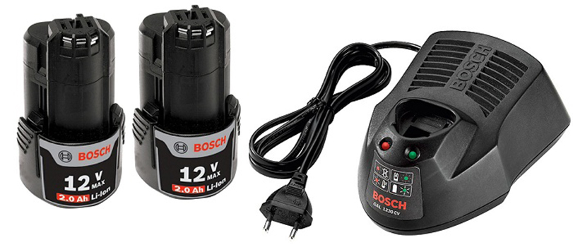 Bosch Home DIY PBA 12V 2,5Ah O-B lithium battery Or Charger For