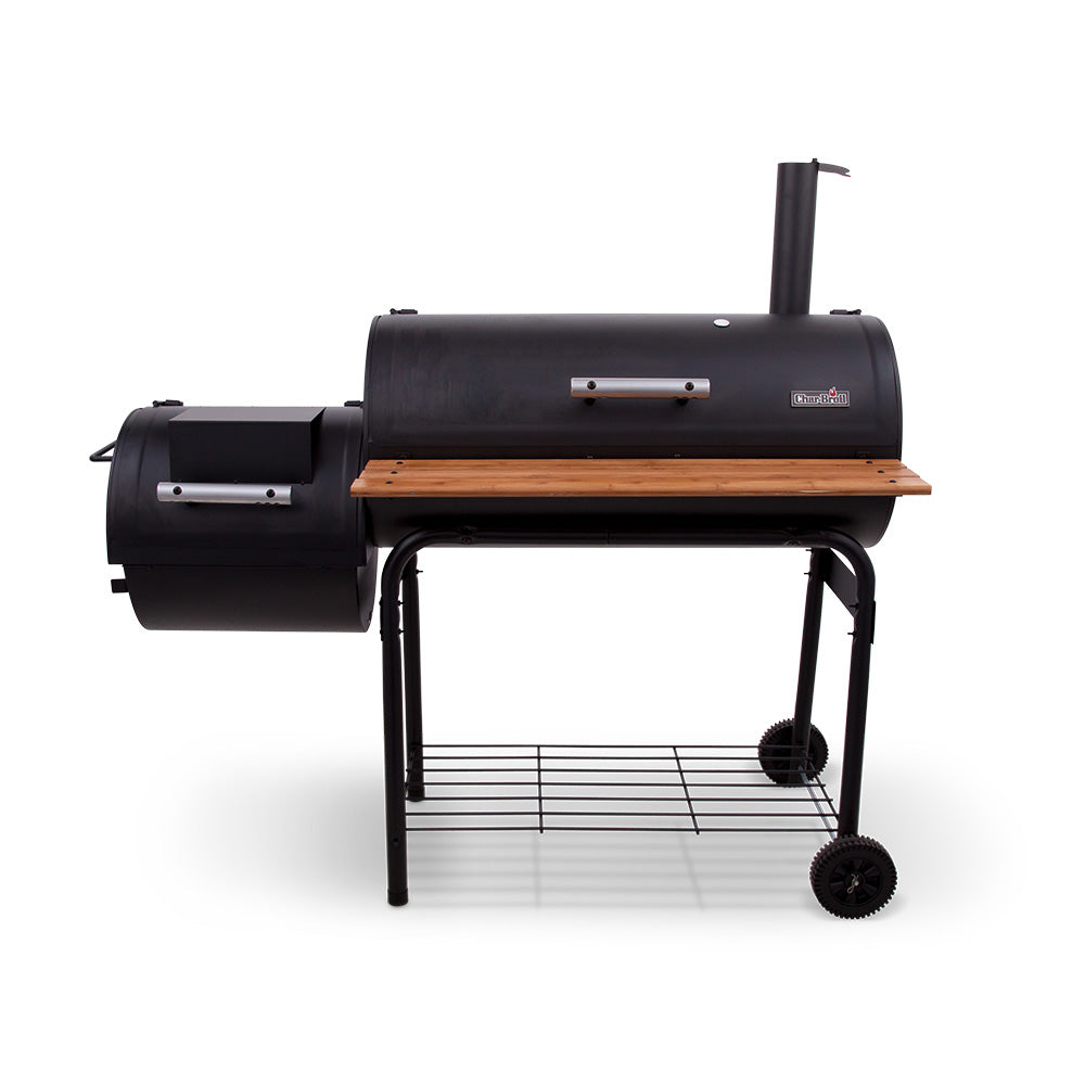 Char-Broil Silver BBQ Offset Smoker SL-CB12201560 - Selffix Singapore