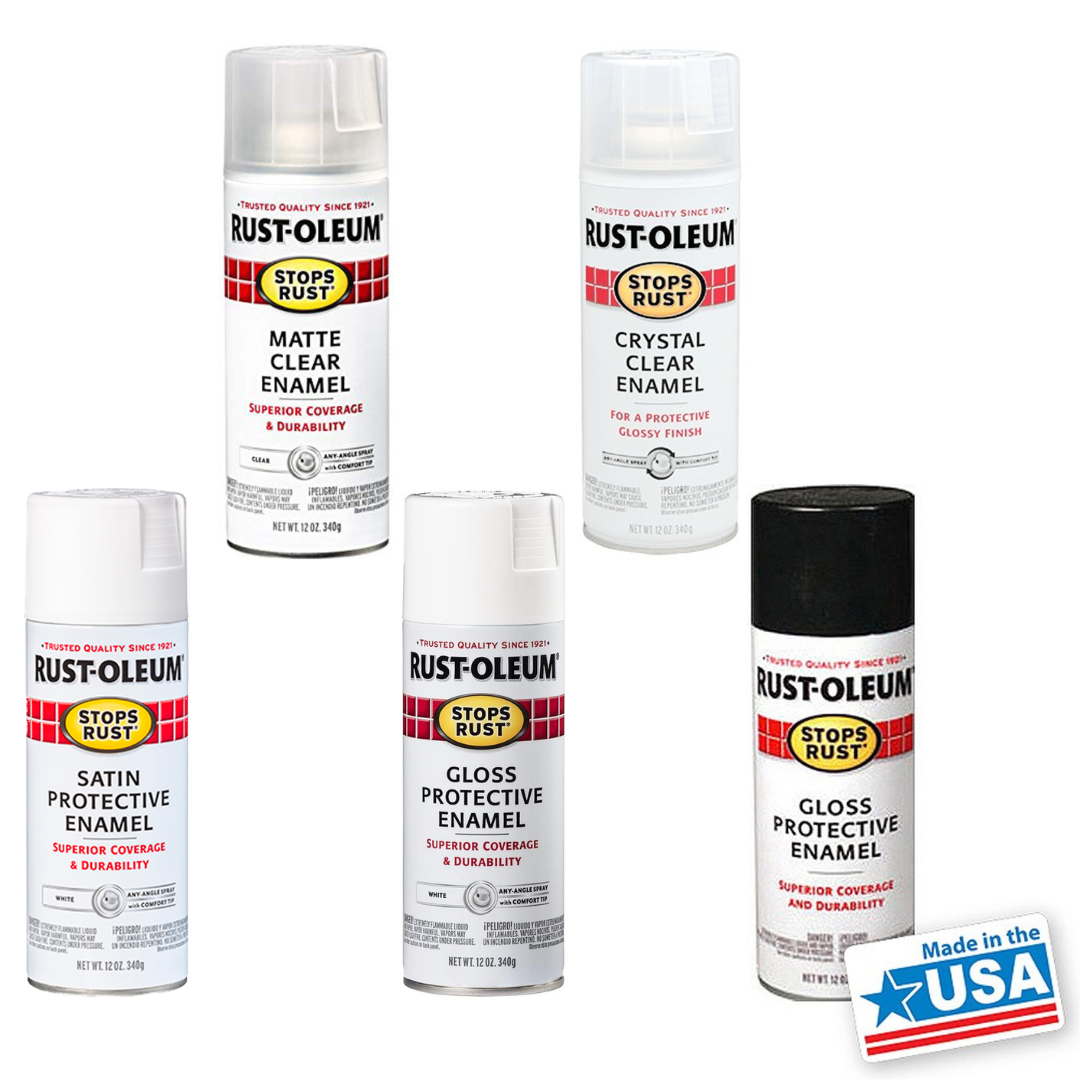 Stops Rust Protective Enamel Spray Paint