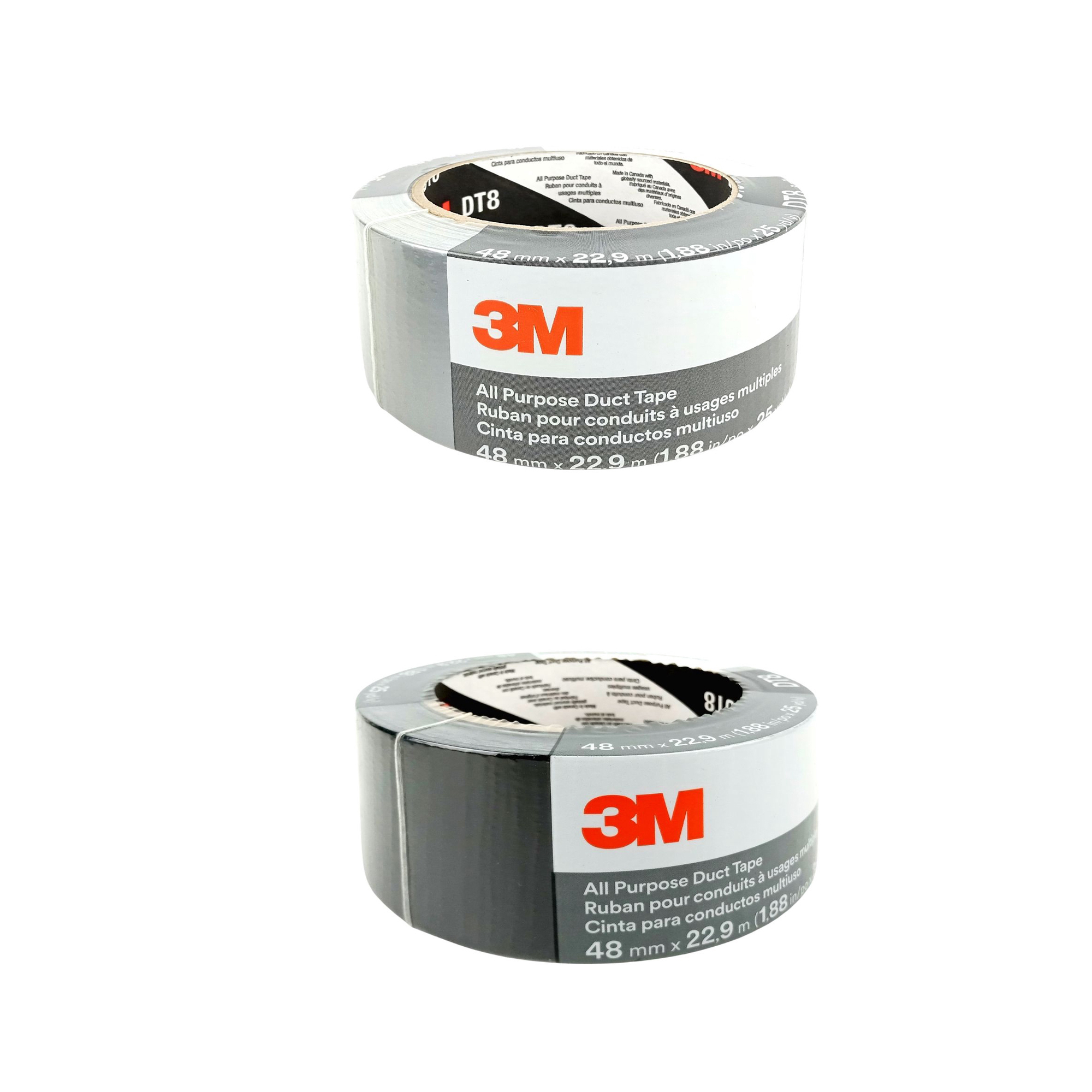 3M DT8 All-Purpose Duct Tape 48mm x 22.9m (0.8mm) - Selffix Singapore