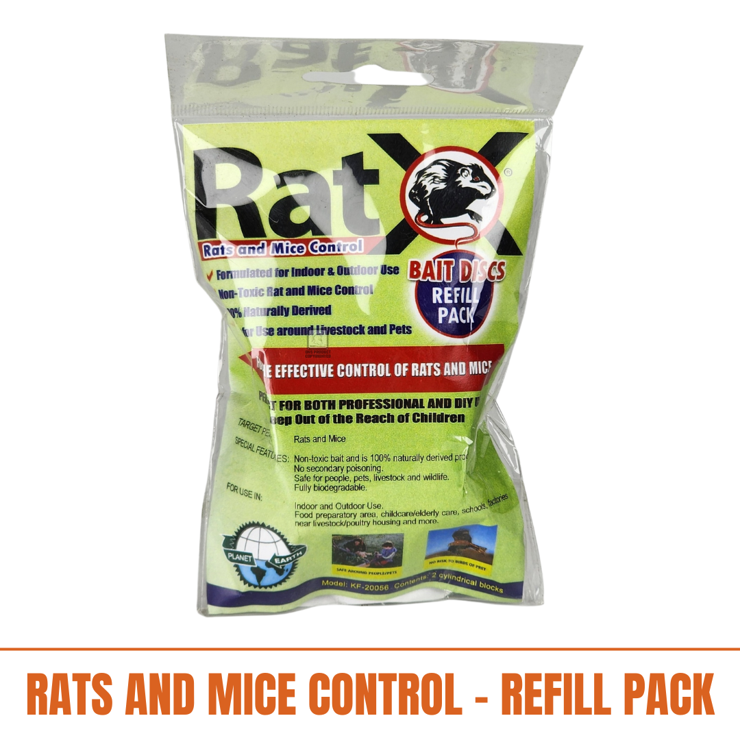 RatX Rat & Mice Bait Discs Refill 6s - Selffix Singapore