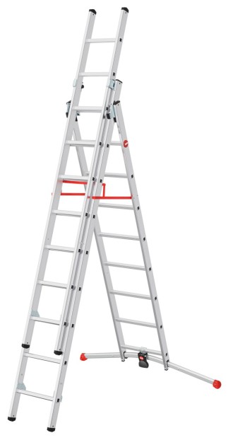 Hailo 9309-507 Profilot Combination Aluminum Ladder - Selffix Singapore