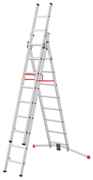 Hailo 9309-507 Profilot Combination Aluminum Ladder - Selffix Singapore