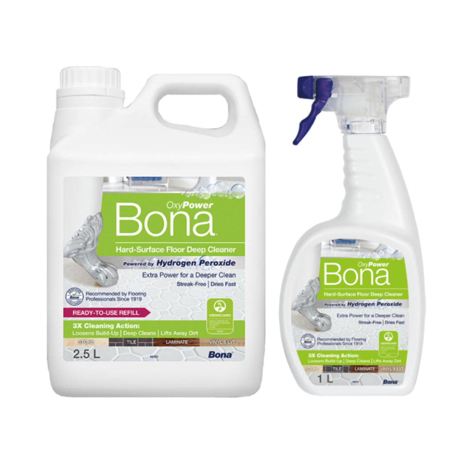 Bona Hard Surface Floor Cleaner Stone Tile Laminate Vinyl 22 Oz. ~ Free  Shipping