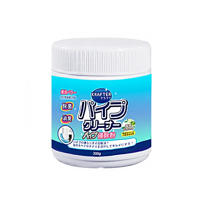 Krafter Powerful Drain Unclogger Enzyme Powder 300g - Selffix Singapore