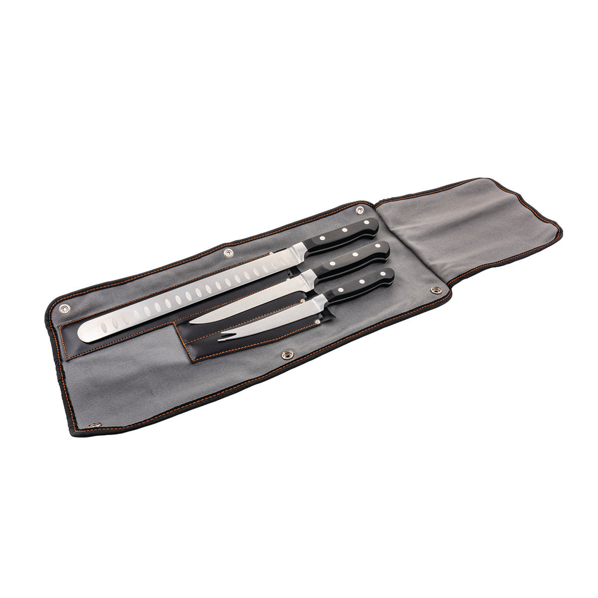 Char-Broil Blacksmith 3pc Knife Set with Wrap - Selffix Singapore