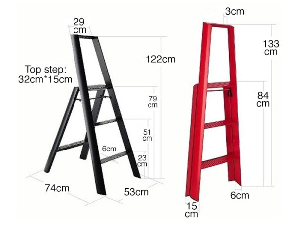 Lucano ML23 Aluminium Stepstool 3 Step - Selffix Singapore