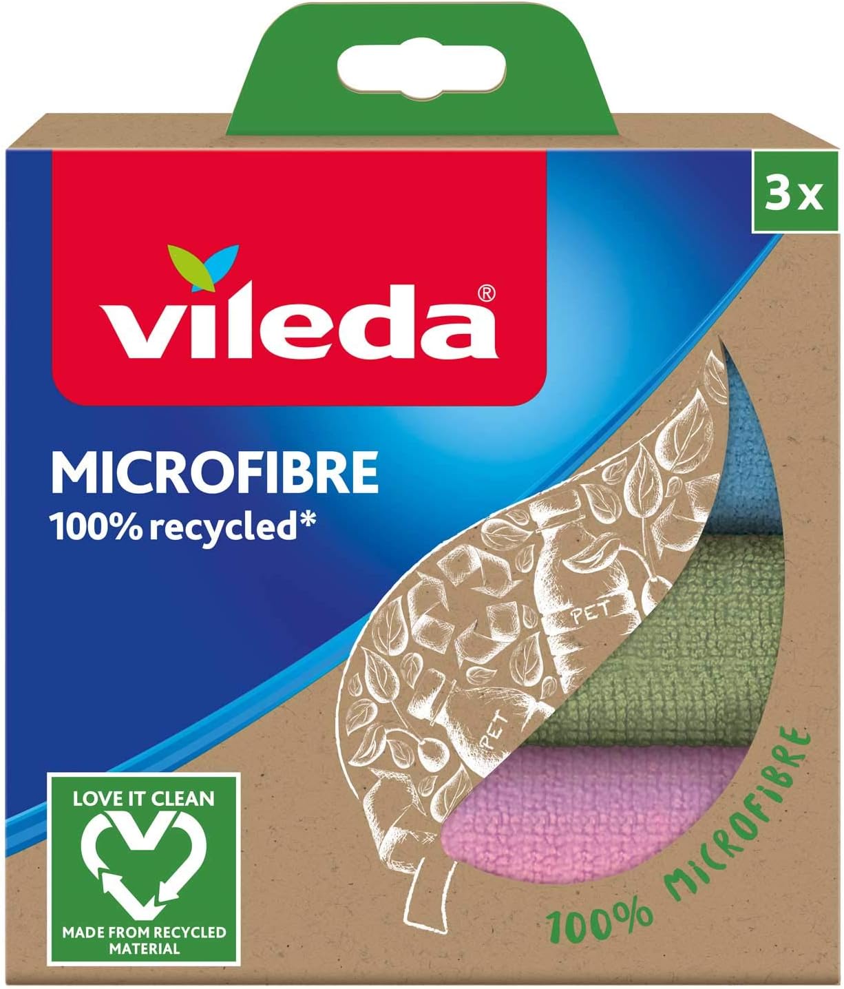 Vileda 168310 Microfibre Recycled Cloth - Selffix Singapore