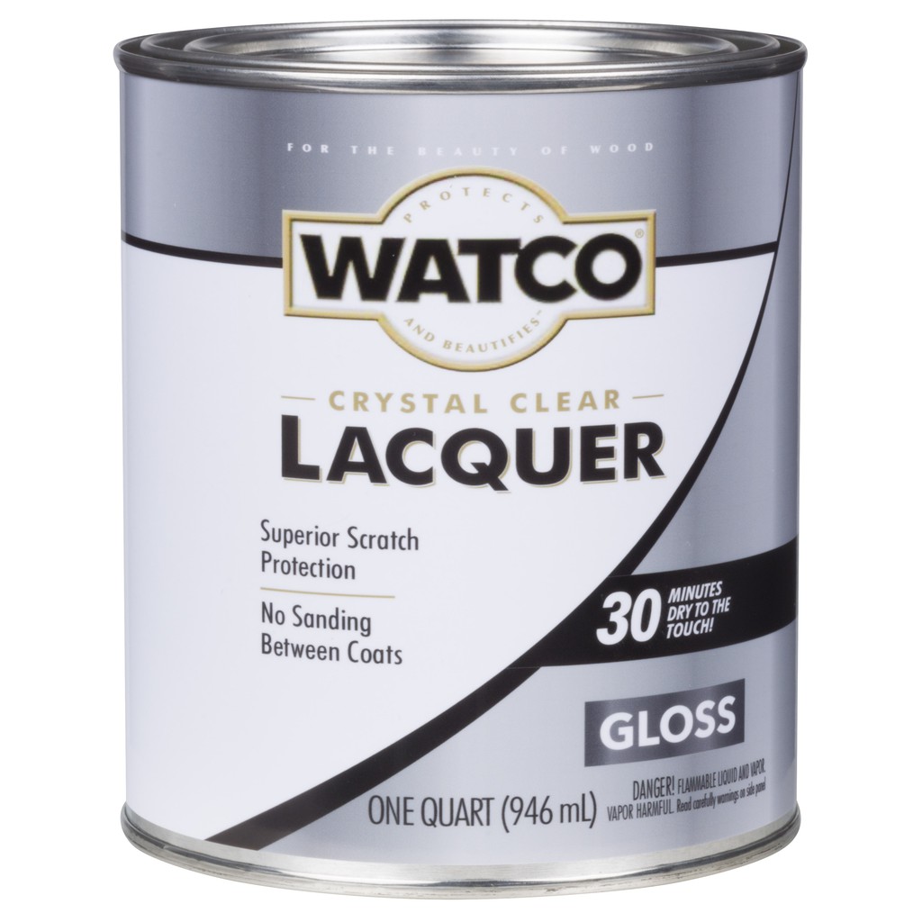 Watco Clear Crystal Clear Lacquer Gloss 1 Quart (946ml) - Selffix Singapore