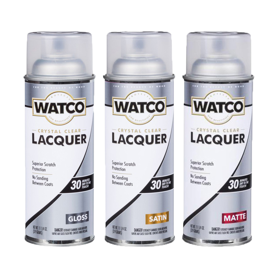 WATCO Crystal Clear Lacquer Spray 11oz - Selffix Singapore