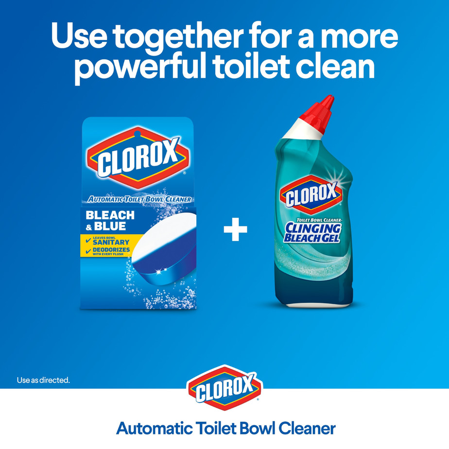 Clorox Clinging Bleach Gel Toilet Bowl Cleaner 24oz Selffix DIY