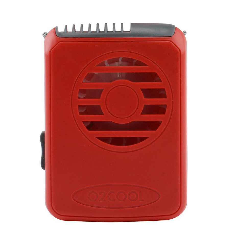 O2COOL Deluxe necklace fan (Red) Selffix DIY Online Store