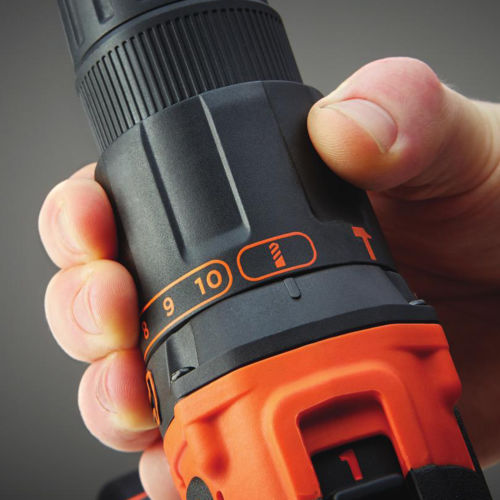 Black & Decker BDCHD18K 18V Cordless Hammer Drill Selffix DIY