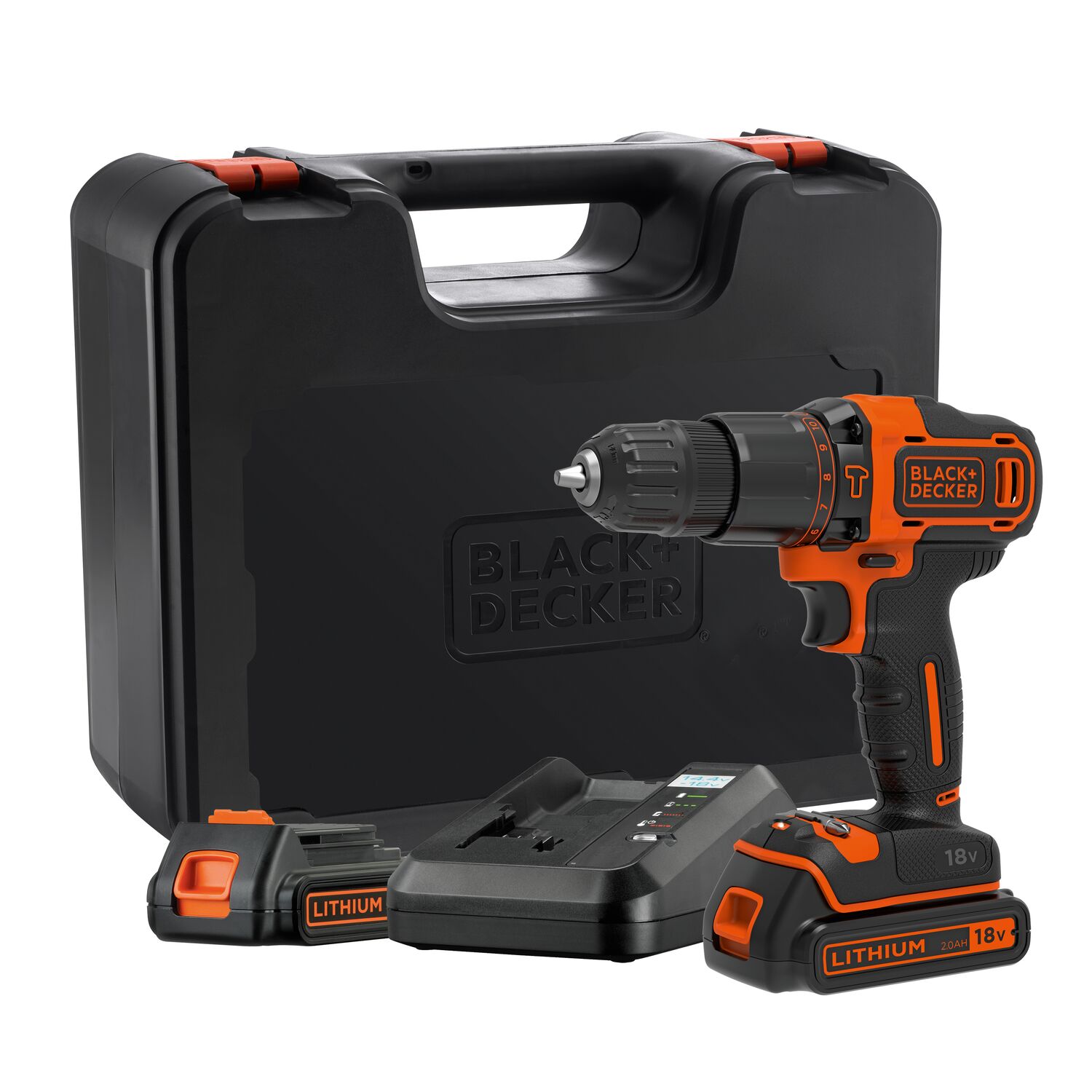 Black & Decker BDCHD18K 18V Cordless Hammer Drill Selffix DIY