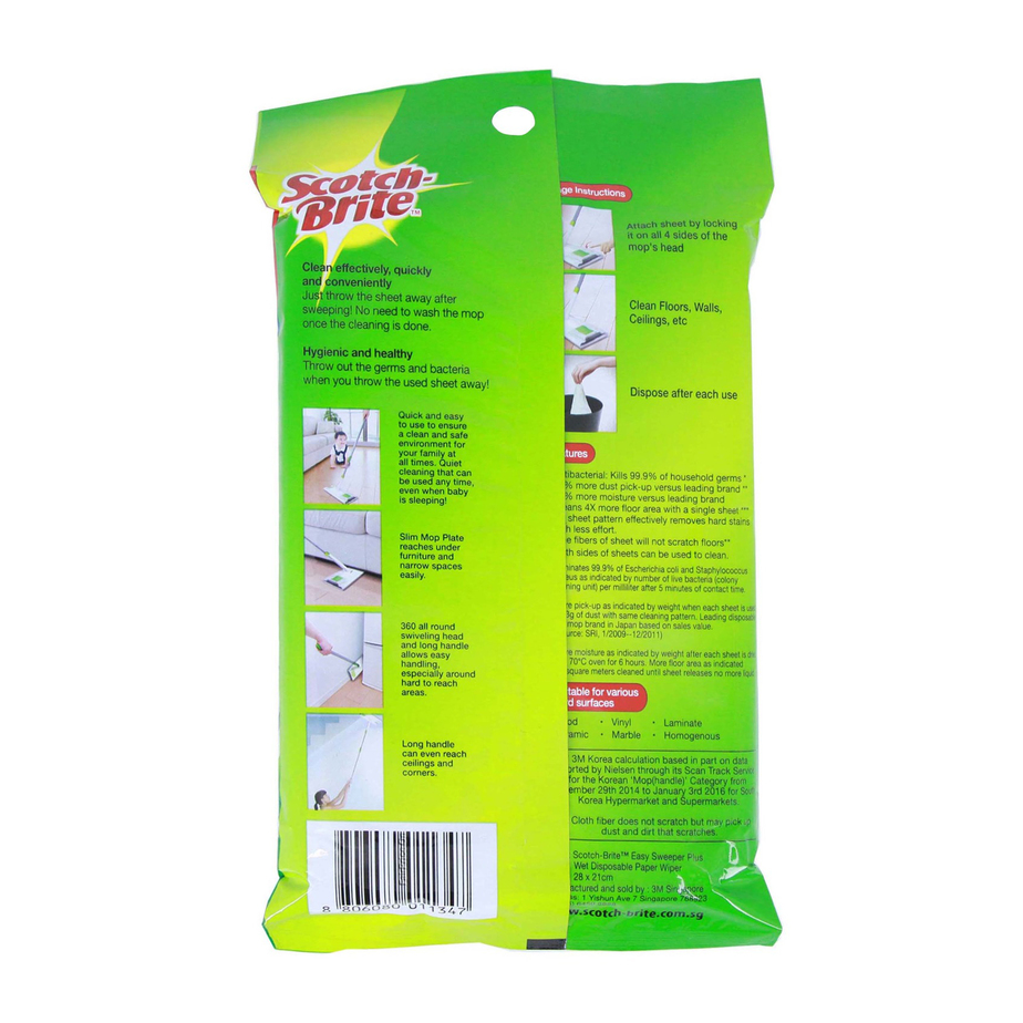 3M Scotch Brite Easy Sweeper Wet Wiper Refills Selffix DIY Online Store