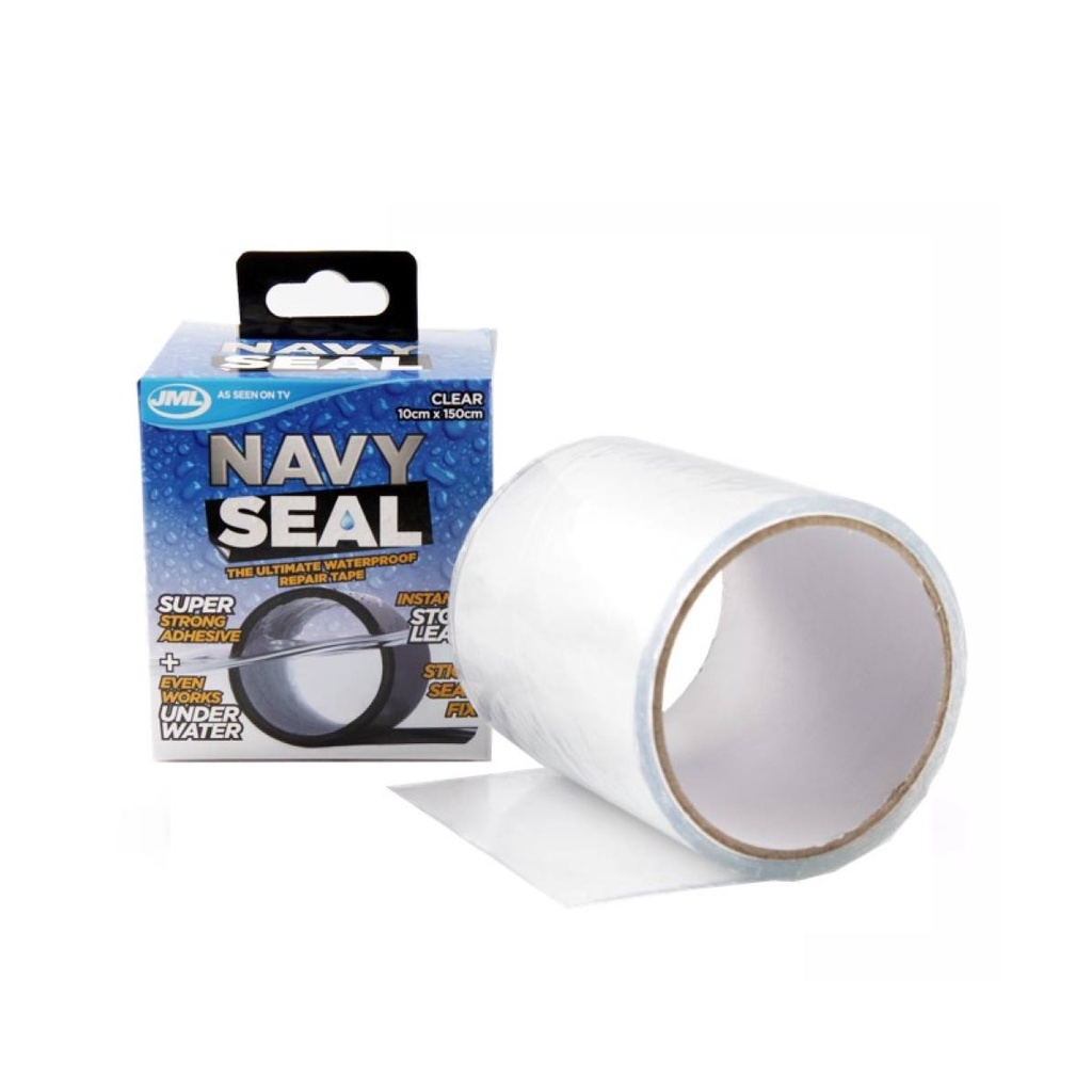 JML Navy Seal Waterproof Repair Tape Clear (10cm x 150cm