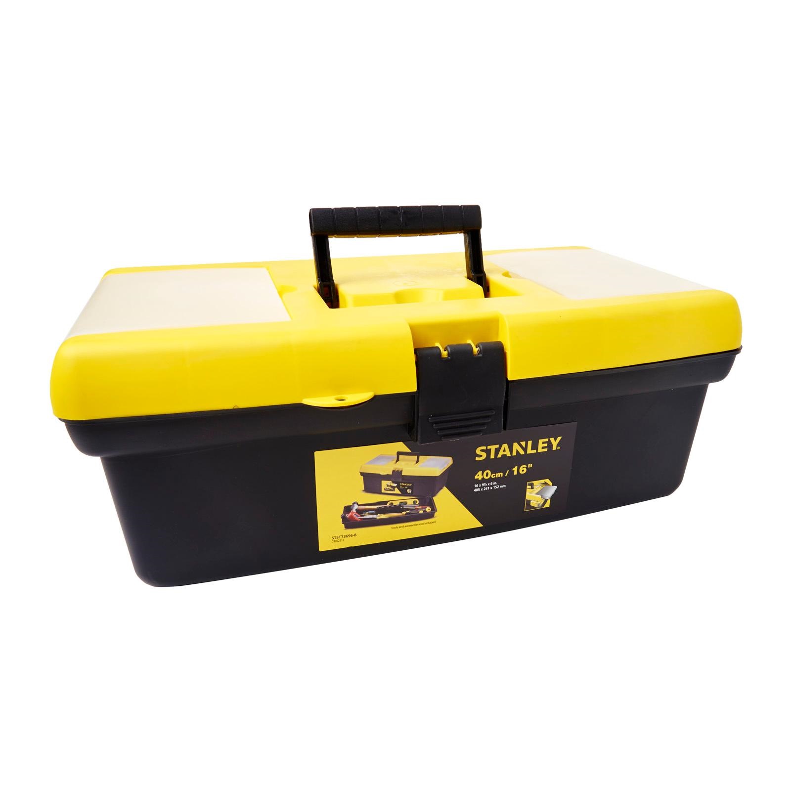 Stanley STST73696-8 Tool Box with Slide-In Organiser 16-inch