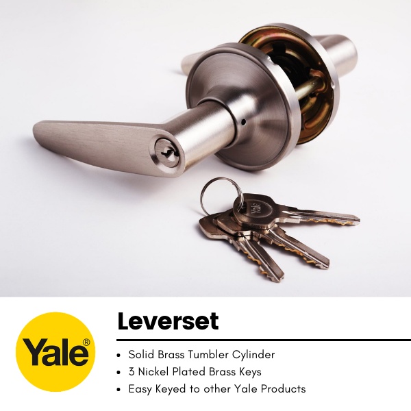 Yale Entrance Leverset Selffix DIY