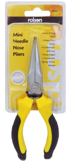 Rolson Mini Needle Nose Plier HD Dipping Handle 21013 - Selffix DIY ...