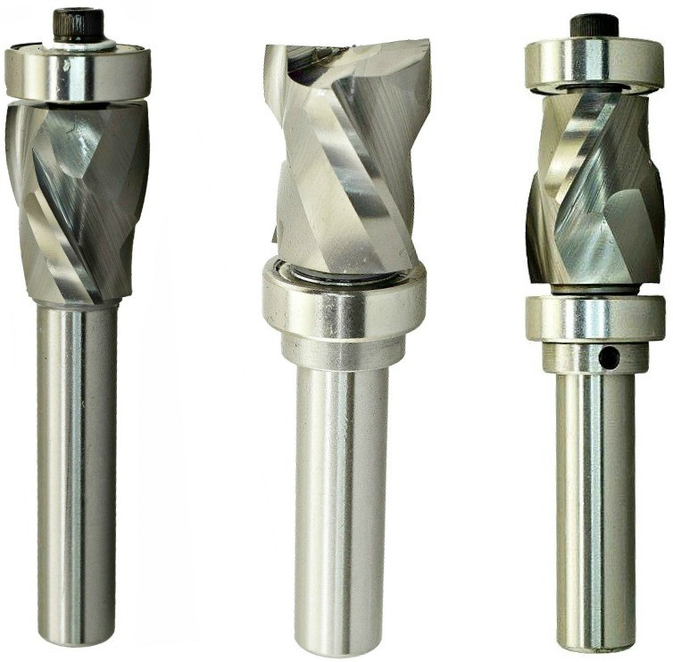 Spiral Flush Trim and Template Bits