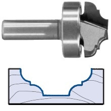 Classical Flat Bottom Router Bits
