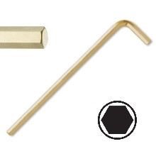 Hex L-Keys - GoldGuard Plated - Bulk