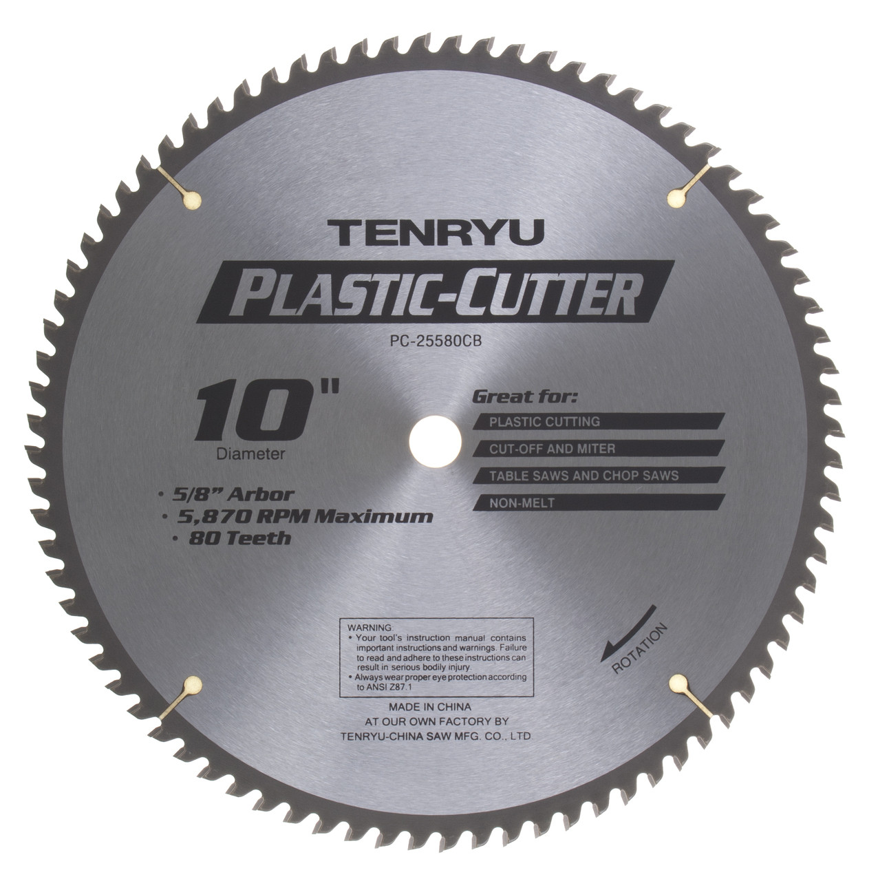 Plastic Cutter Saw Blade, 10