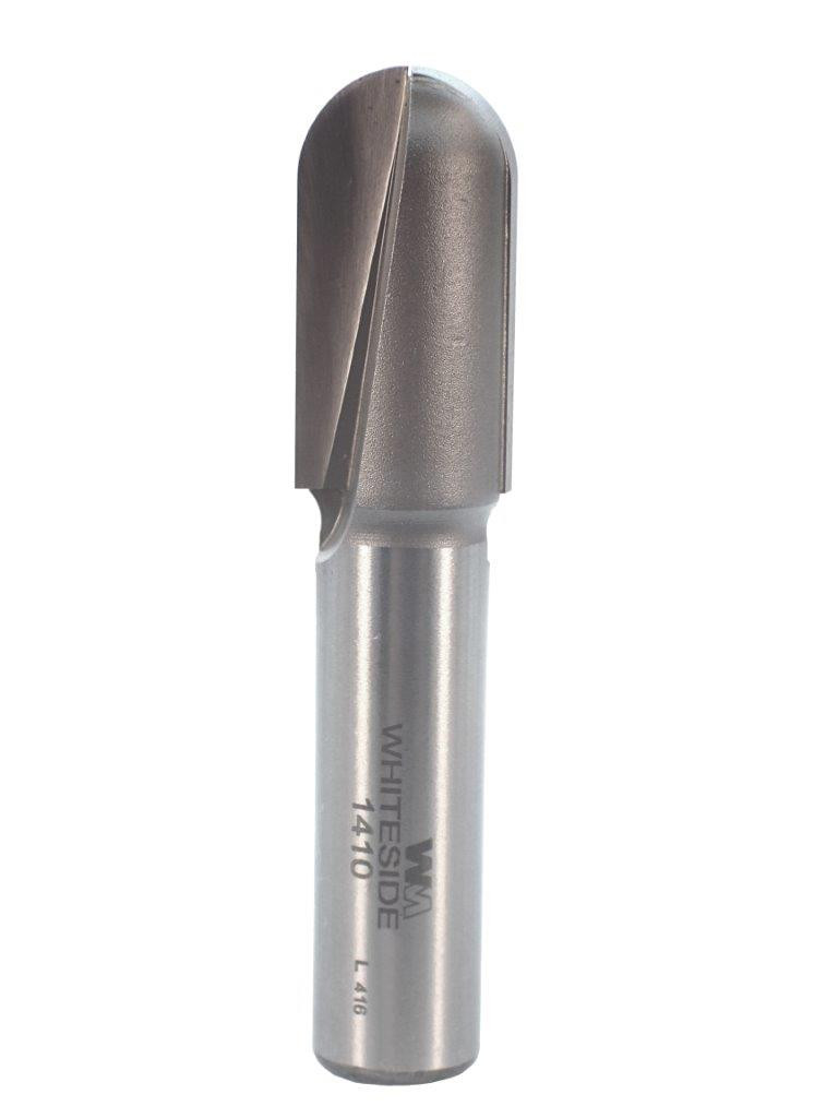 Round Nose Bit, 5/8 Dia, 1-1/4 Cut Length, 1/2 Shank, Whiteside 1410