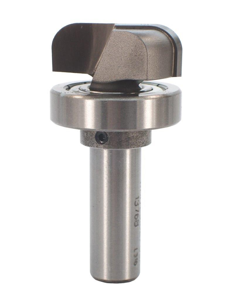 Bowl & Tray Bit, 1-1/4 Dia, 1/2 Cut Length, 1/2 Shank, Whiteside 1376B