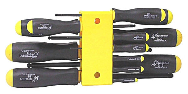 11pc Ball Hex Driver Set, 5/64